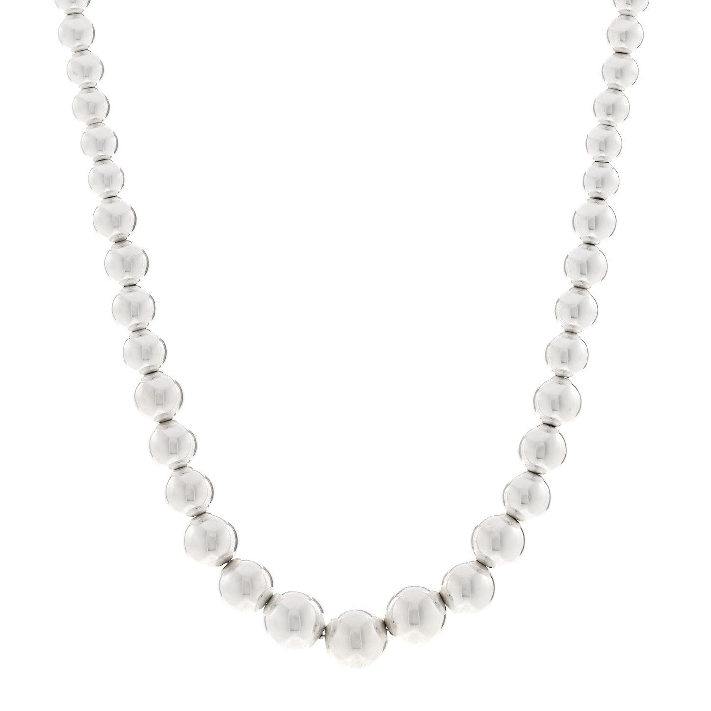 Sterling Silver HardWear Graduated Ball Necklace