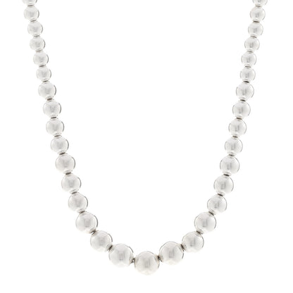 Tiffany Sterling Silver HardWear Graduated Ball Necklace 1 of 4