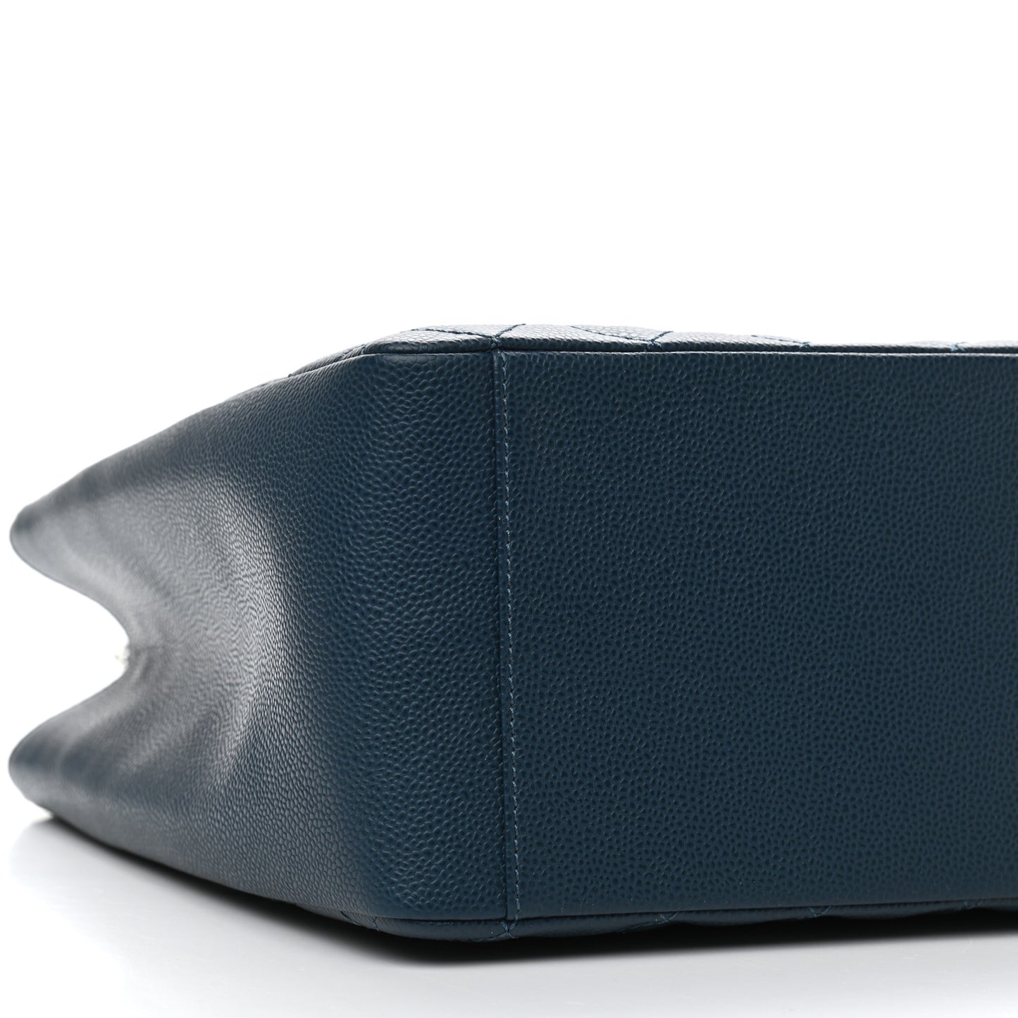 Caviar Quilted Grand Shopping Tote GST Dark Blue