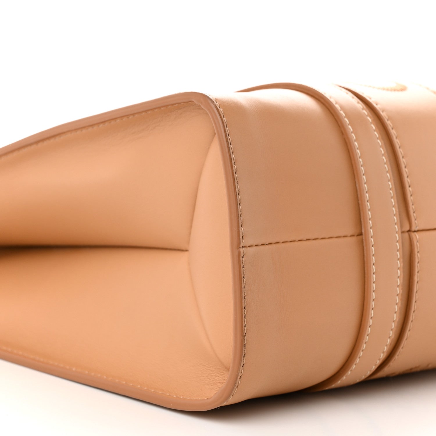 Chloe Calfskin Medium Woody Tote Light Tan 9 of 11