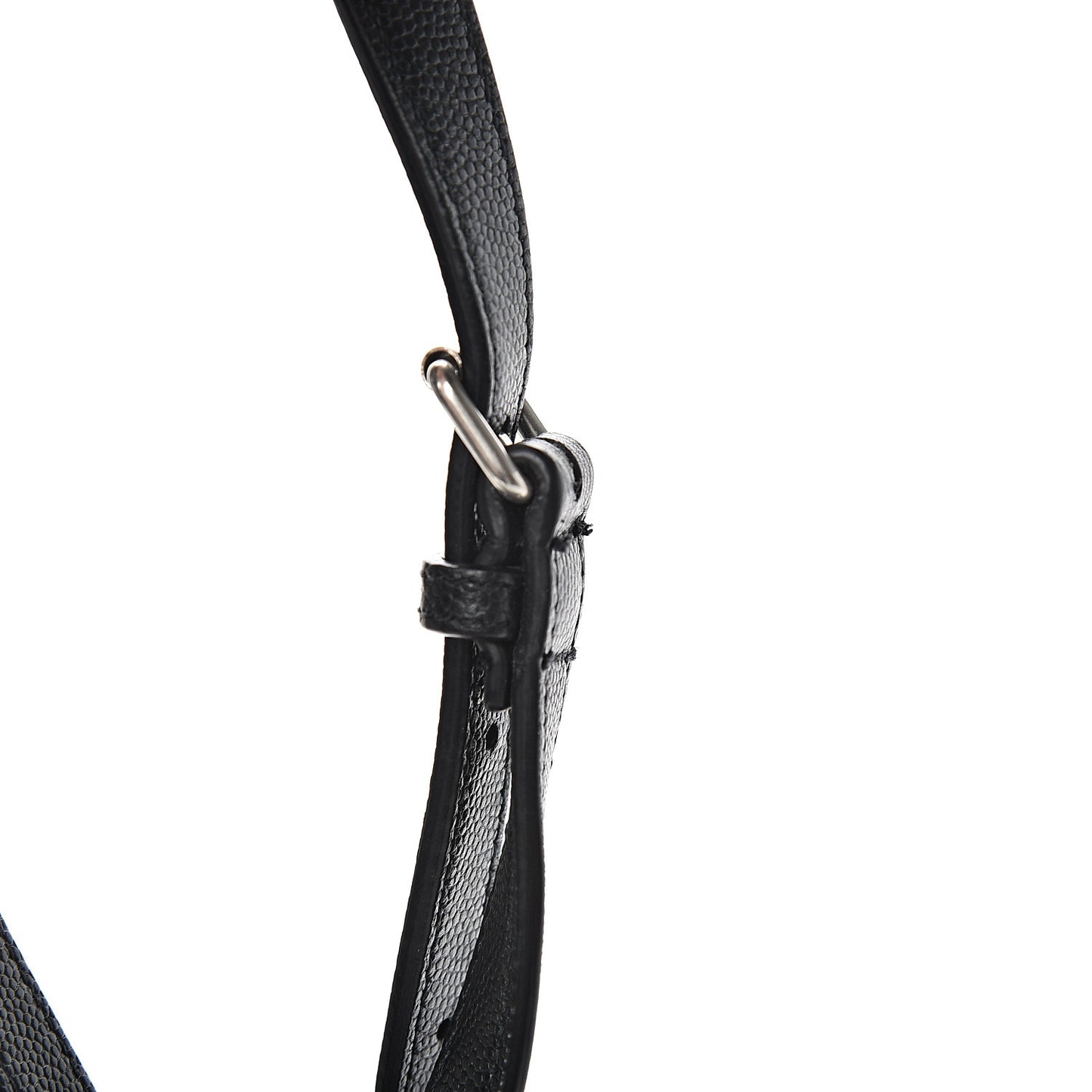 Grain De Poudre Medium West Hollywood Monogram Fold-Over Black