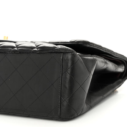 Chanel Lambskin Quilted Maxi Double Flap Black 10 of 11