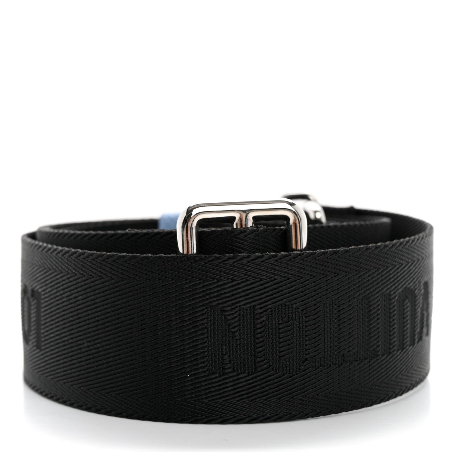 Nylon Gaston Strap Black Sky Blue