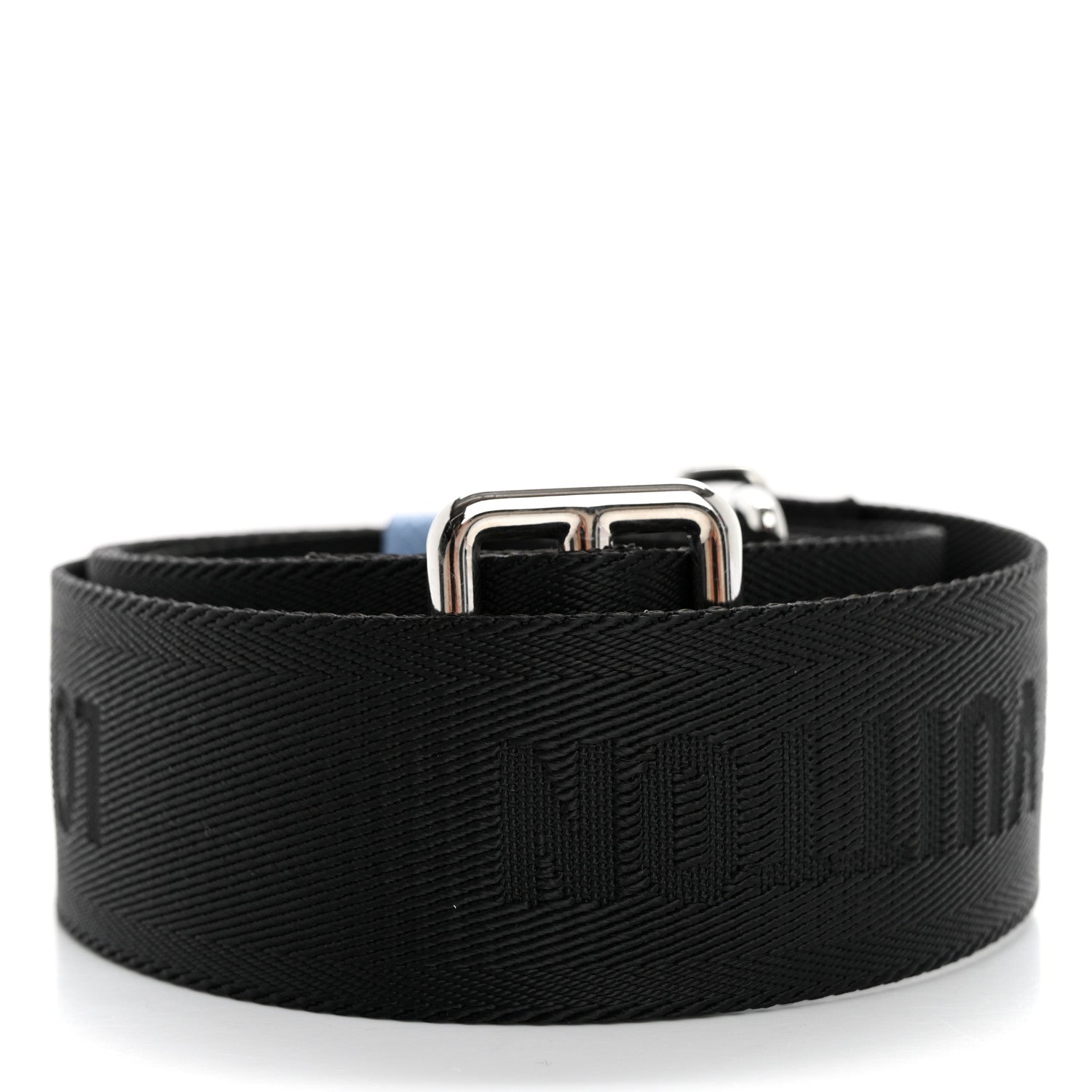 Louis Vuitton Nylon Gaston Strap Black Sky Blue 2 of 3