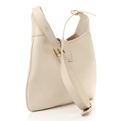 Gucci Goatskin Large Aphrodite Shoulder Bag Mystic White 3 of 12