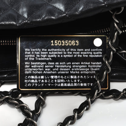 Chanel Leather Small Istanbul Tote Black 9 of 9