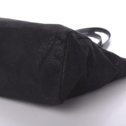 Stella McCartney Shaggy Deer Falabella East West Shopper Tote Black 7 of 10