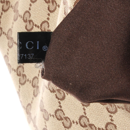 Gucci Monogram Medium Horsebit Chain Hobo Off White 9 of 9