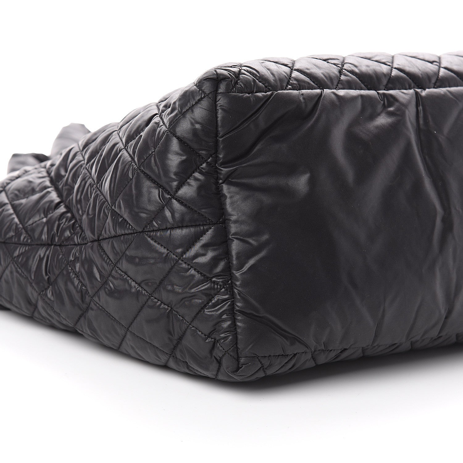 Chanel Nylon Quilted Large Coco Cocoon Tote Black 7 of 8