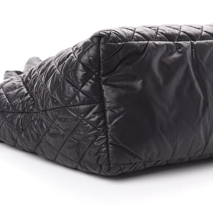Chanel Nylon Quilted Large Coco Cocoon Tote Black 7 of 8