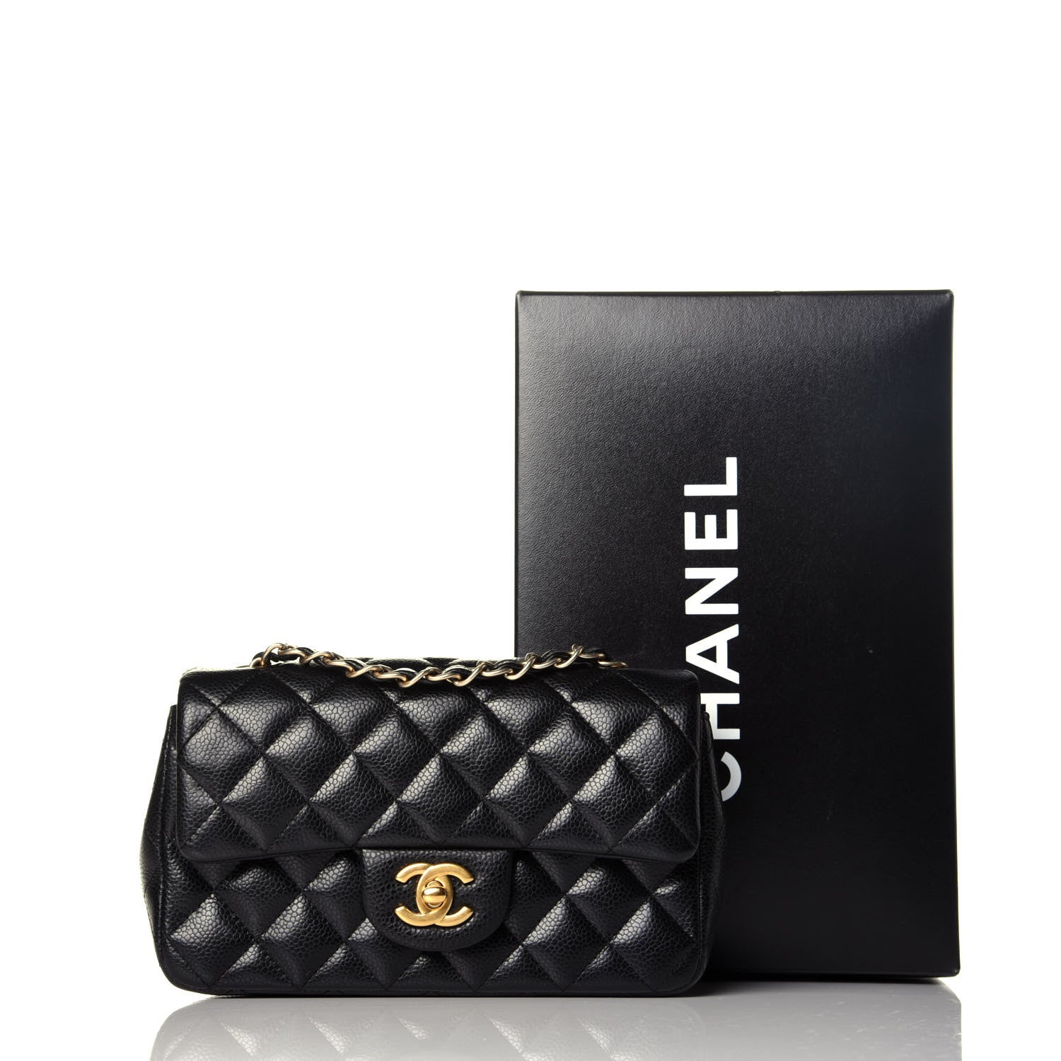 Chanel Caviar Quilted Mini Rectangular Flap Black 10 of 10