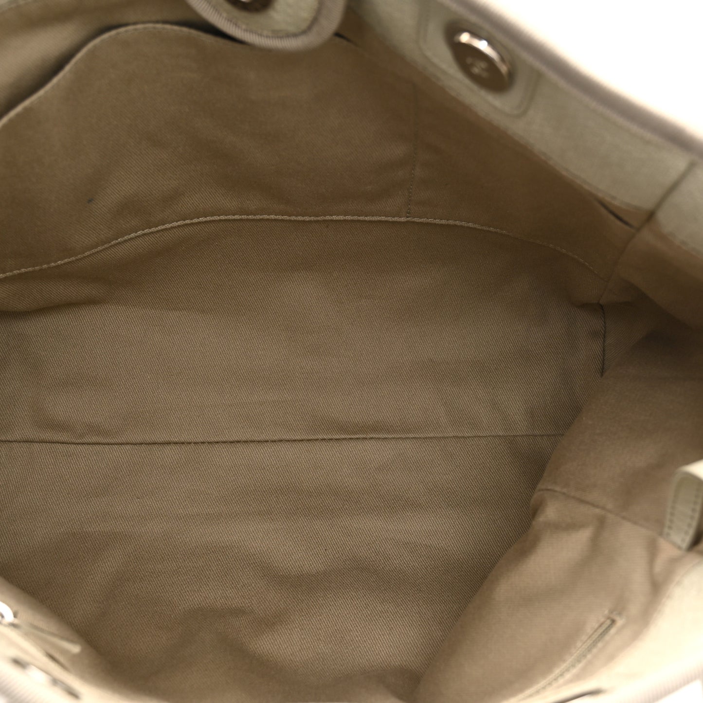Mixed Fibers Small Deauville Tote Beige
