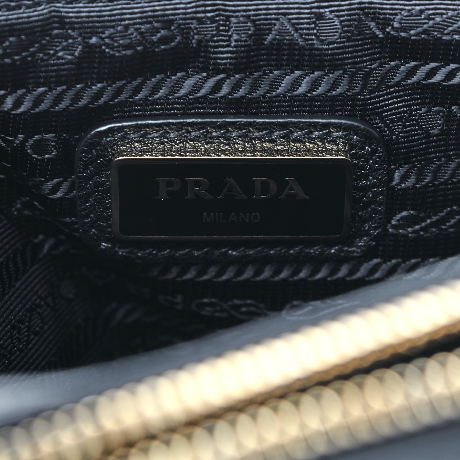 Prada Vitello Phenix Camera Bag Black 5 of 9