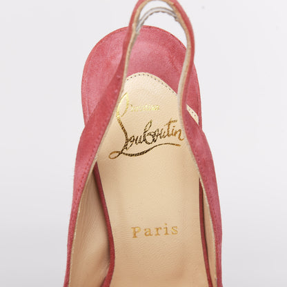 Christian Louboutin Veau Velours Miss Benin 160 Pumps 35.5 Rose Paris 7 of 9