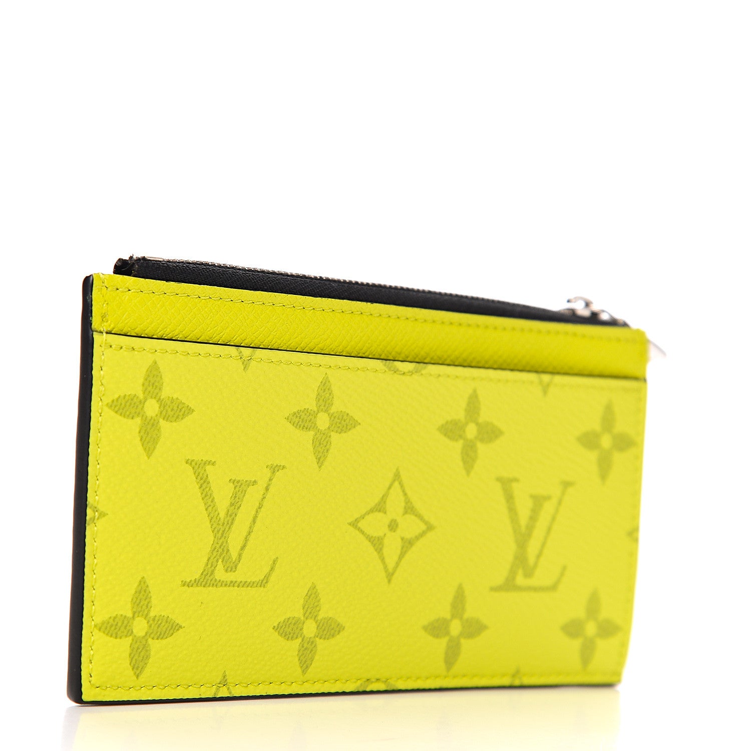 Louis Vuitton Monogram Taiga Coin Card Holder Yellow 2 of 6