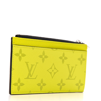 Louis Vuitton Monogram Taiga Coin Card Holder Yellow 2 of 6