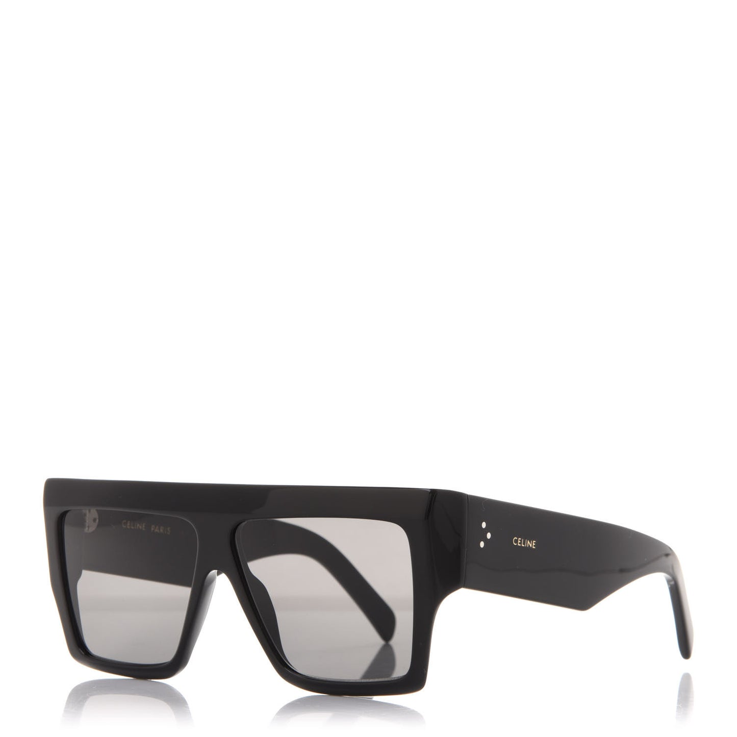 Acetate Rectangular Sunglasses CL400921 Black