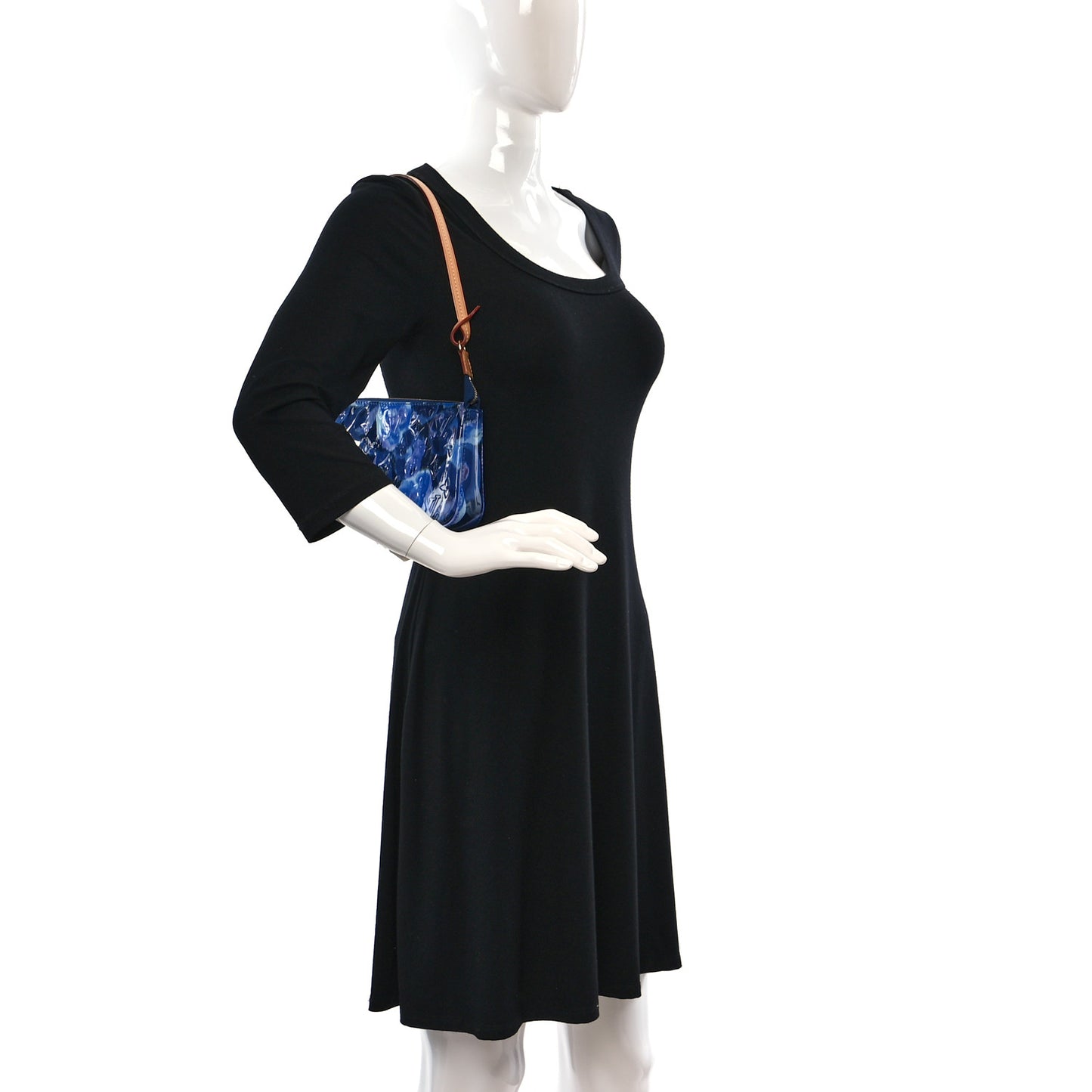 Vernis Ikat Pochette Accessories NM Grand Blue