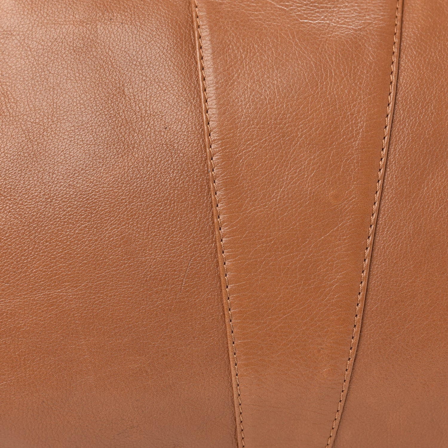 Fendi Calfskin Large Devil Trapezio Tote Tan 13 of 14