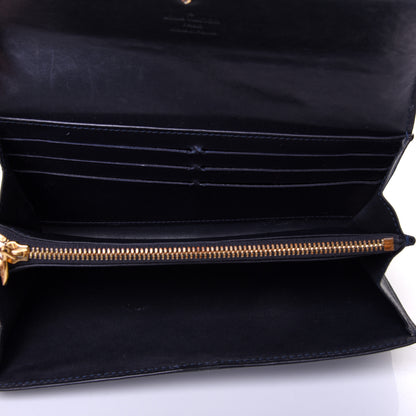 Louis Vuitton Vernis Sarah Wallet Blue Infini 5 of 7