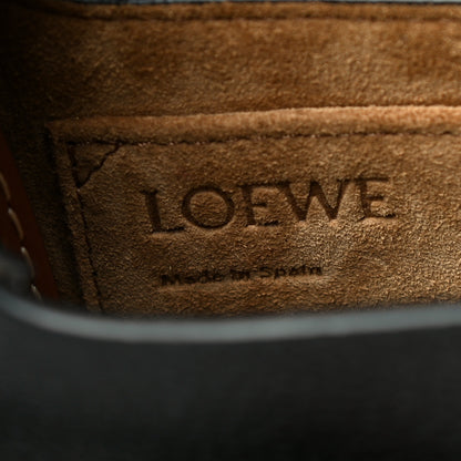 Loewe Grained Calfskin Small Gate Crossbody Bag Pecan Black 6 of 14