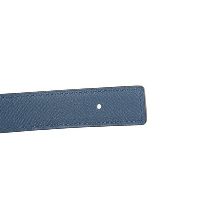 Hermes Swift Epsom 24mm Constance H Belt 85 Bleu Saphir Colvert 3 of 8