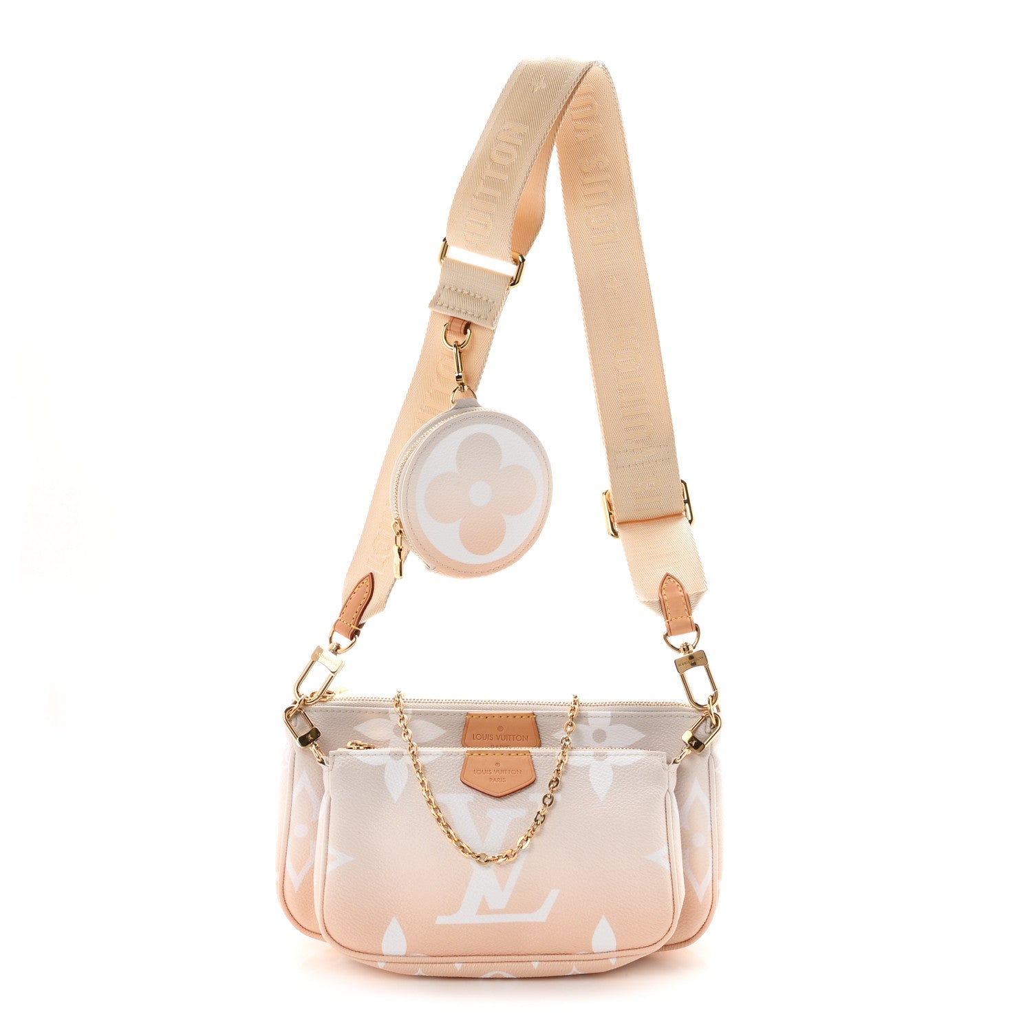 Louis Vuitton Monogram Giant By The Pool Multi Pochette Accessories Brume 1 of 9