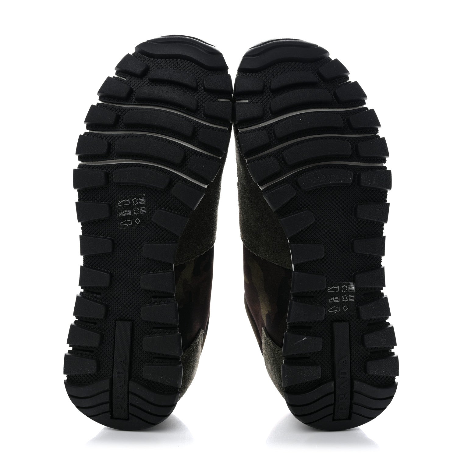 Prada Suede Calzature Scamosciato Logo Womens Low Top Sneakers 36.5 Mimetico 5 of 11