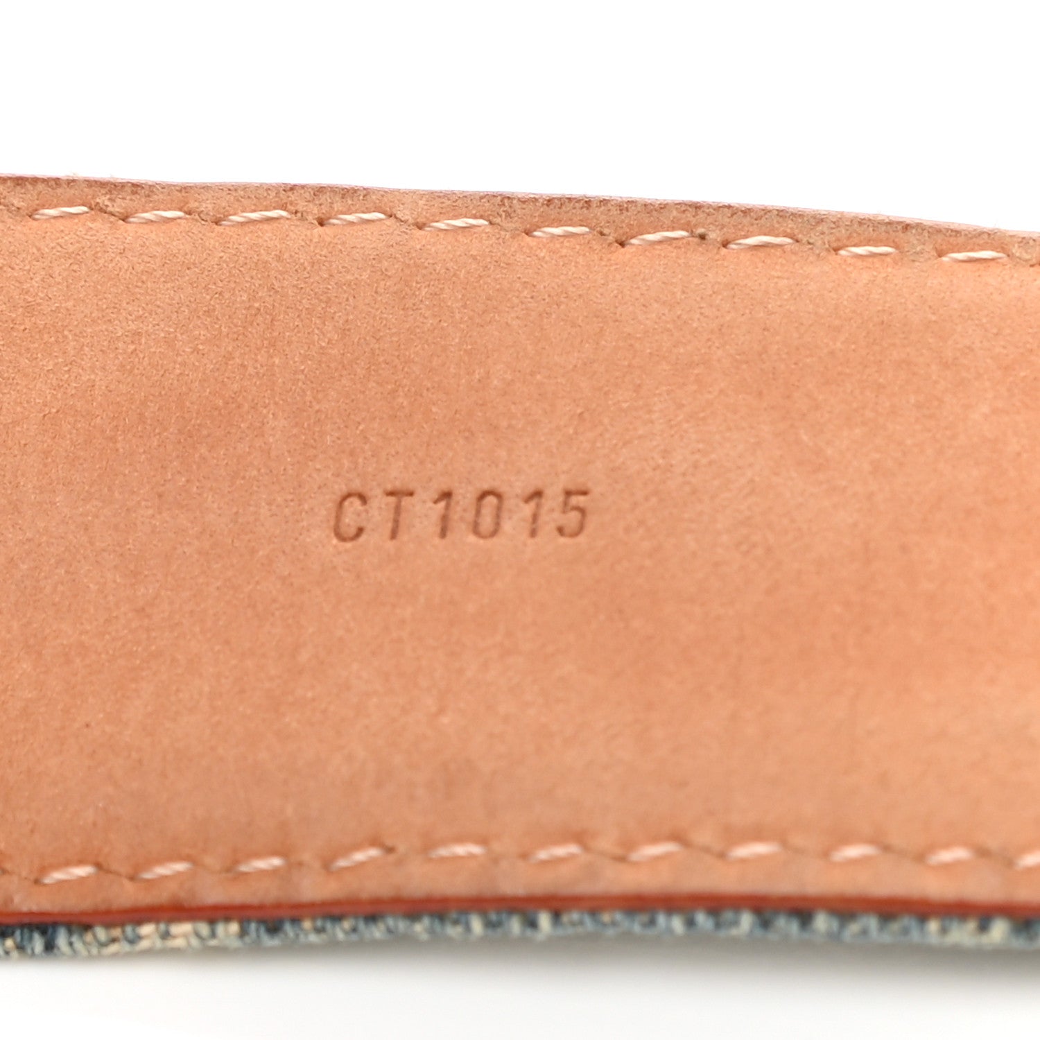 Louis Vuitton Denim Monogram Belt 90 36 Blue 13 of 14