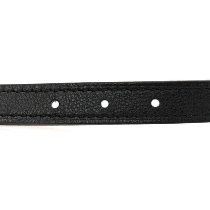 Hermes Swift Epsom 13mm Belt Strap 80 32 Black Etoupe 3 of 6