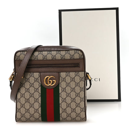 Gucci GG Supreme Monogram Web Small Ophidia Messenger Bag Brown 11 of 11