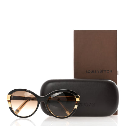Louis Vuitton Petit Soupcon Cat Eye Sunglasses Z0487E Brown 9 of 9