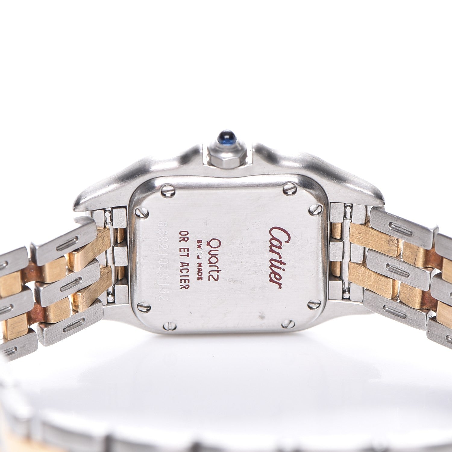 Cartier Stainless Steel 18K Yellow Gold 22mm Panthere Quartz Watch 6 of 8