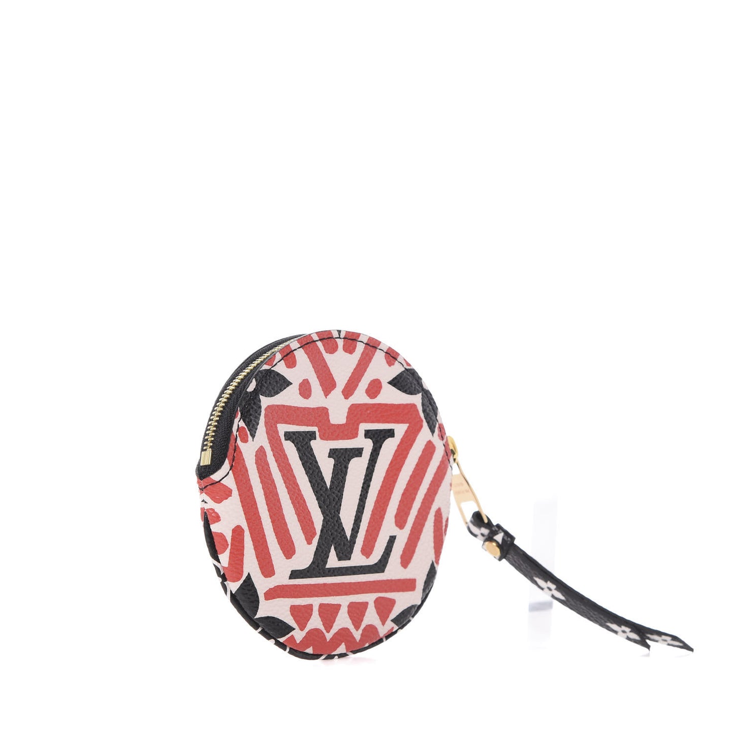 Monogram Giant Crafty Round Coin Purse Creme Rouge