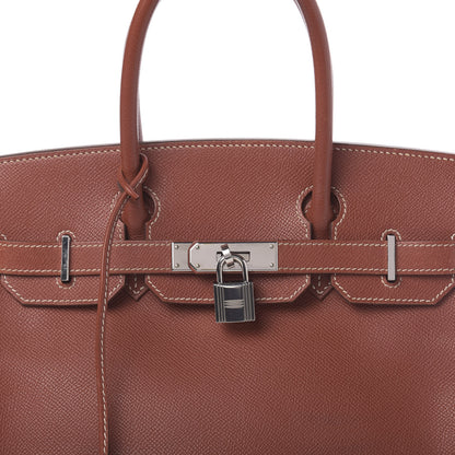 Hermes Epsom Birkin 30 Brique 9 of 15