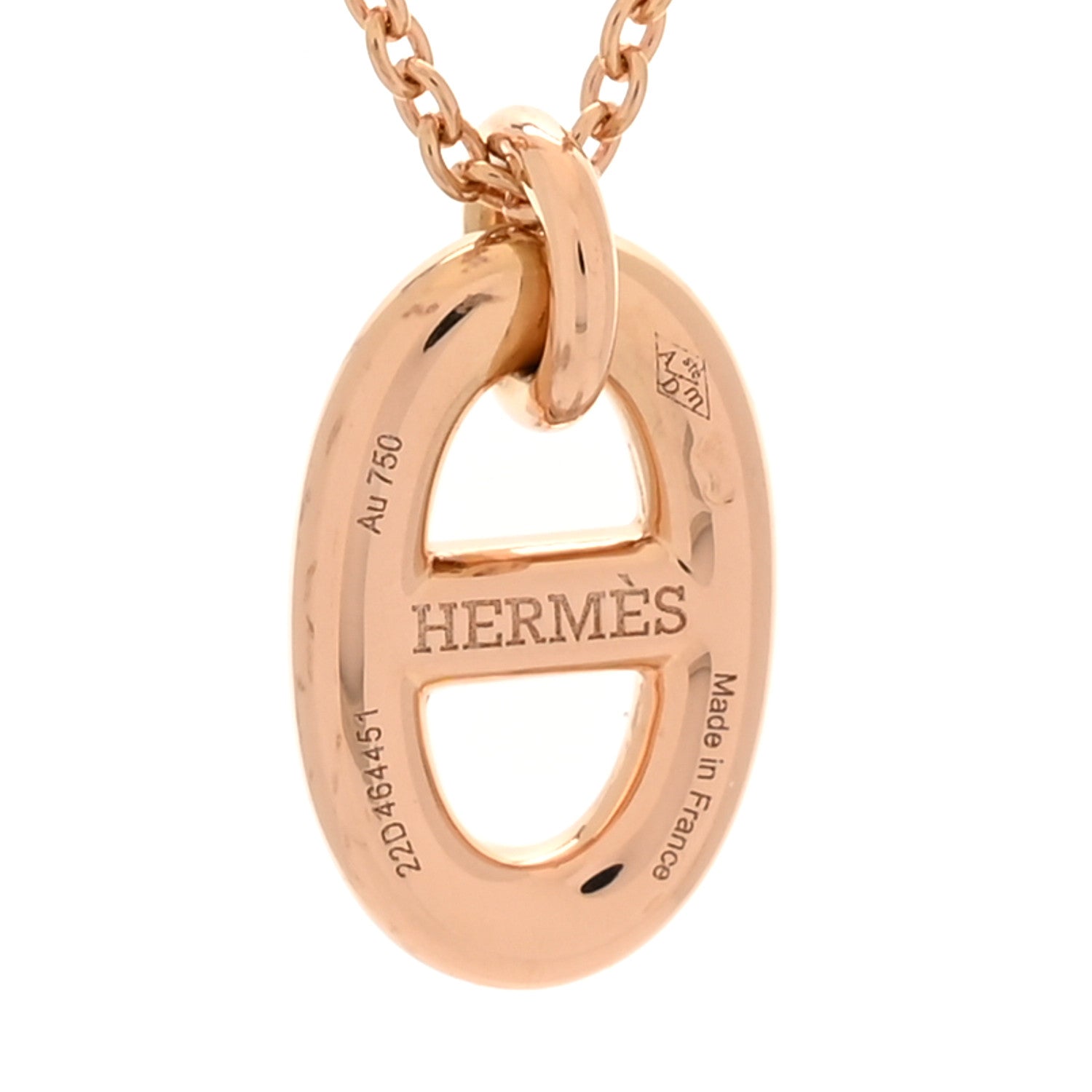 Hermes 18K Rose Gold PM Farandole Pendant Necklace 5 of 6