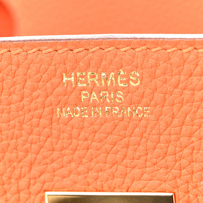 Hermes Togo BIRKIN 35 Orange 6 of 15