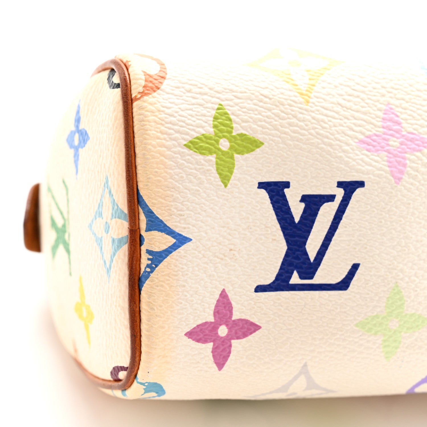 Louis Vuitton Monogram Multicolor Mini Sac HL Speedy White 7 of 9