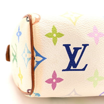 Louis Vuitton Monogram Multicolor Mini Sac HL Speedy White 7 of 9