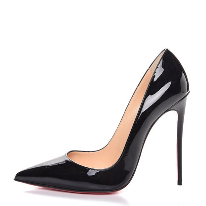 Christian Louboutin Patent So Kate 120 Pumps 39.5 Black 1 of 8