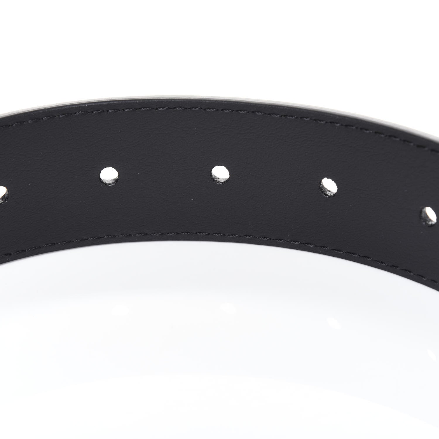 Louis Vuitton Calfskin 35mm Pont Neuf Belt 105 42 Black 6 of 9