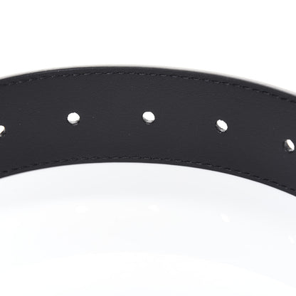 Louis Vuitton Calfskin 35mm Pont Neuf Belt 105 42 Black 6 of 9