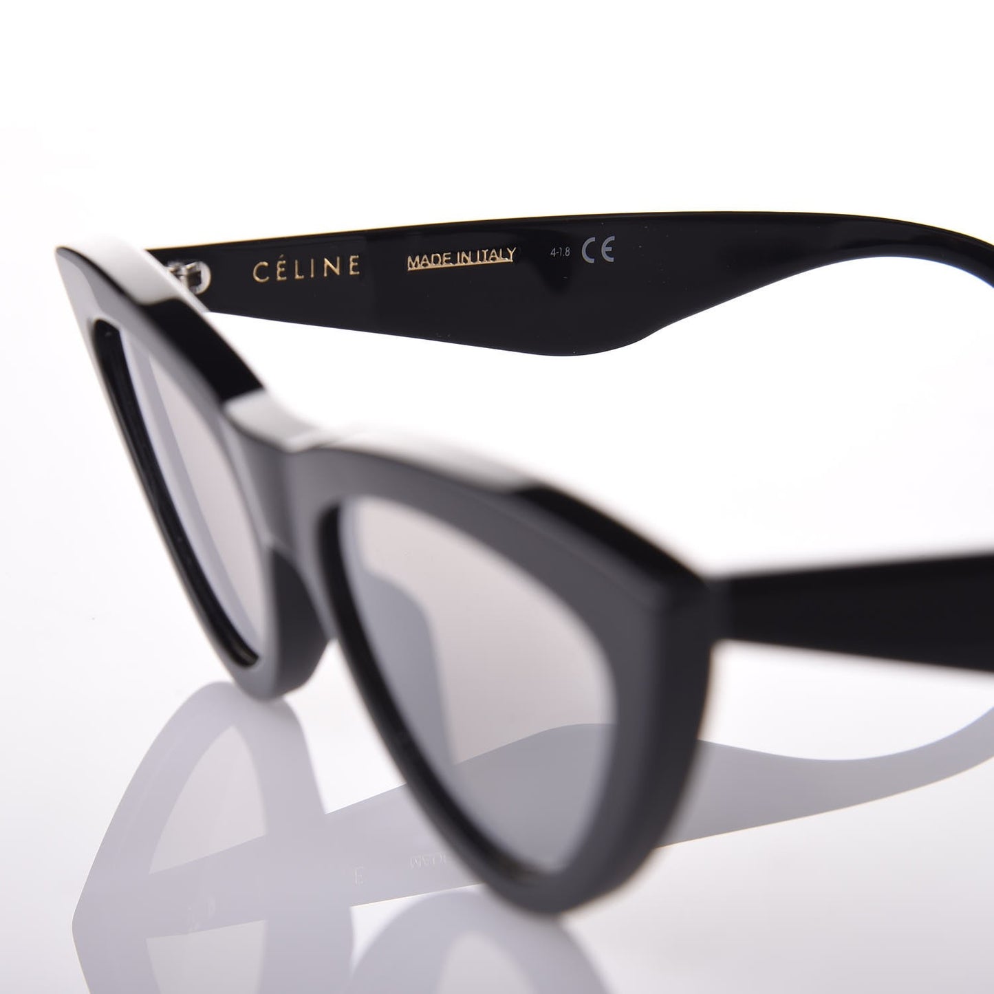 Acetate Cat Eye Sunglasses CL40019I Black