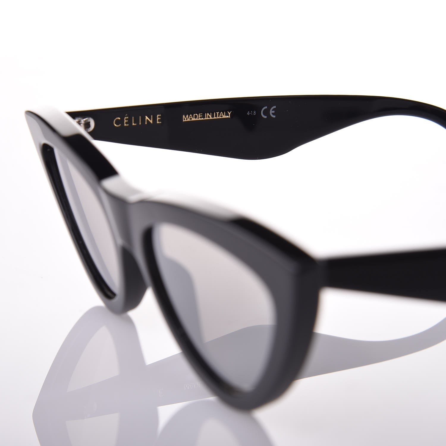 Celine Acetate Cat Eye Sunglasses CL40019I Black 6 of 8