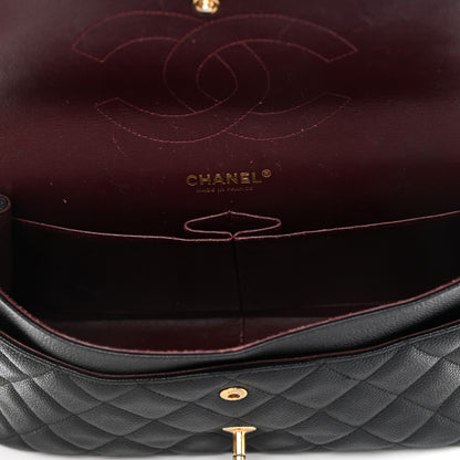 Chanel Caviar Quilted Jumbo Double Flap Black 12 of 12