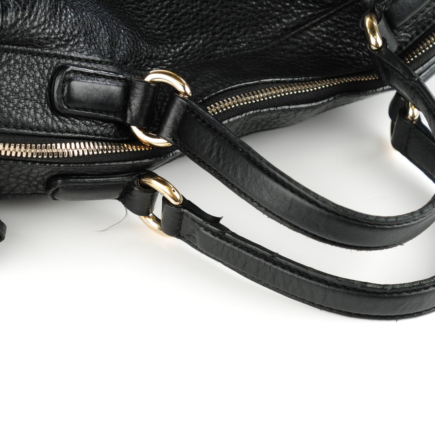 Gucci Pebbled Calfskin Medium Soho Boston Black 9 of 9
