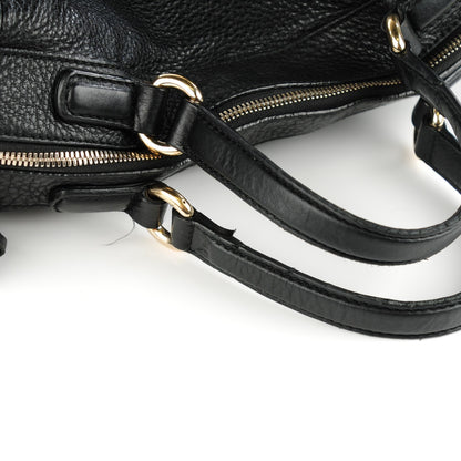 Gucci Pebbled Calfskin Medium Soho Boston Black 9 of 9