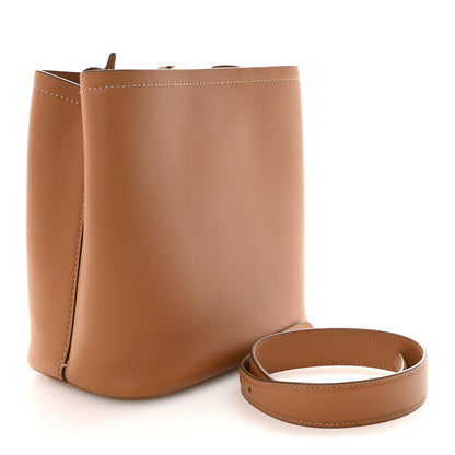 Prada Soft Calfskin Medium Panier Bucket Bag Caramel 3 of 10