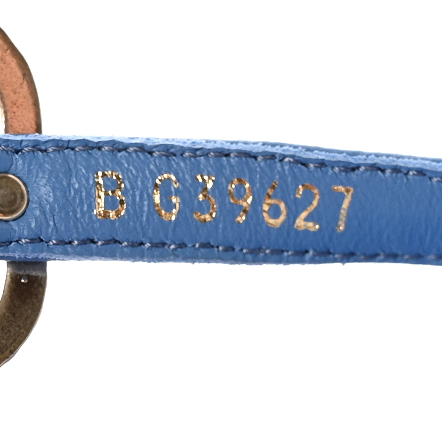 Chanel Lambskin CC Logo Thong Sandals 37 Blue 8 of 9