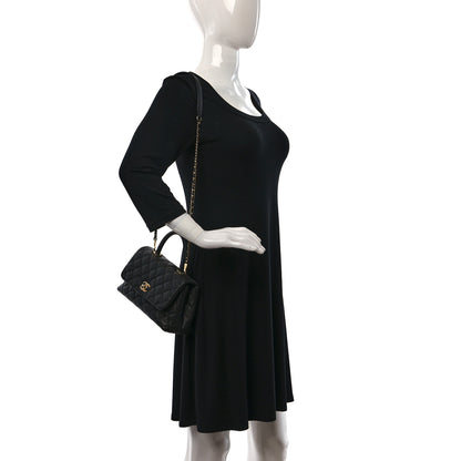 Chanel Caviar Quilted Mini Coco Handle Flap Black 2 of 9